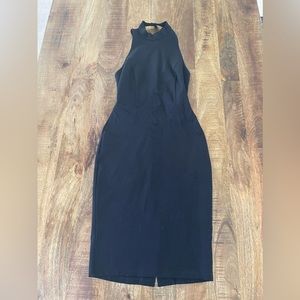 Solemio Black Dress